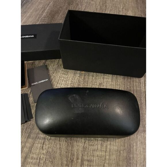 Dolce & Gabbana Sunglasses Black DD3062 501/6G with case &box - Picture 1 of 9